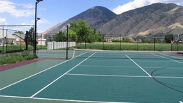 SportCourtBackyardTennisCourtinMapeltonUT