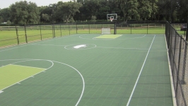 Tennis-Court-Green Baseball Court installation Pittsburgh