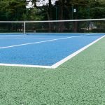 tennis sport court installation